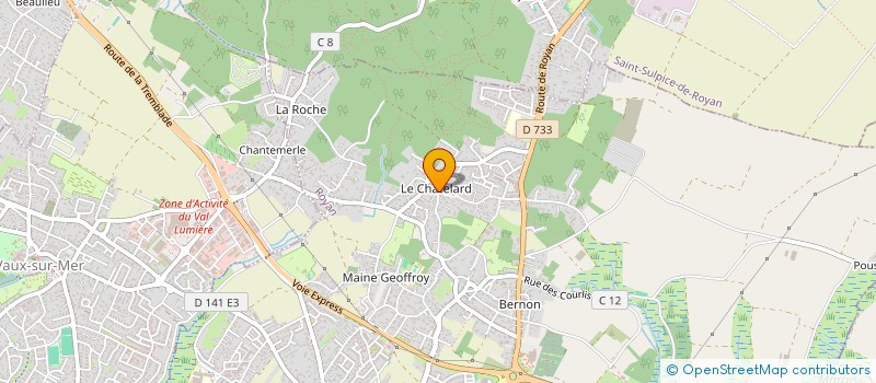 localisation de l'entreprise SLCP  ROYAN