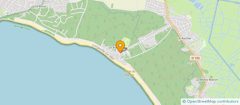 localisation de l'entreprise SLCP  LONGEVILLE-SUR-MER