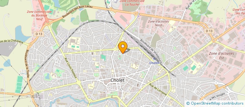 localisation de l'entreprise SLCR FINANCES à CHOLET