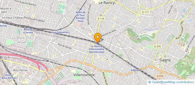 localisation de l'entreprise SLD à LE RAINCY