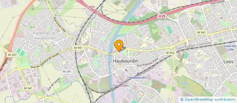 localisation de l'entreprise SLD  HAUBOURDIN