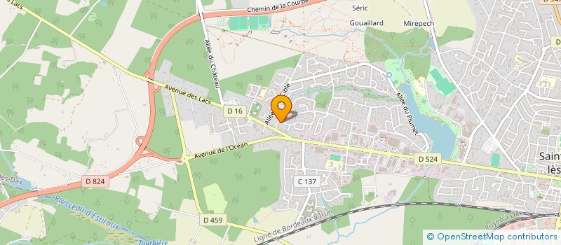 localisation de l'entreprise SLD  SAINT-PAUL-LES-DAX