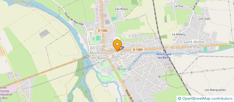 localisation de l'entreprise SLD  MONTROND-LES-BAINS