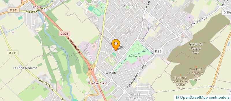 localisation de l'entreprise SLD  HOUDAIN