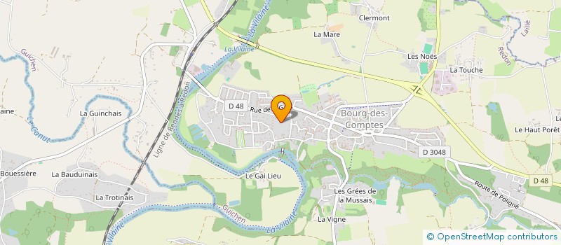 localisation de l'entreprise SLD AGRO-CONSEILS  BOURG-DES-COMPTES