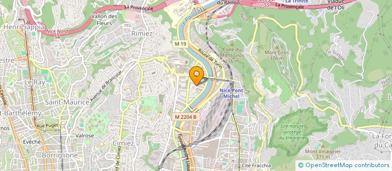 localisation de l'entreprise SLD DRIVER à NICE