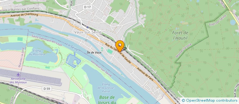 localisation de l'entreprise SLD ETANCHEITE à VAUX-SUR-SEINE