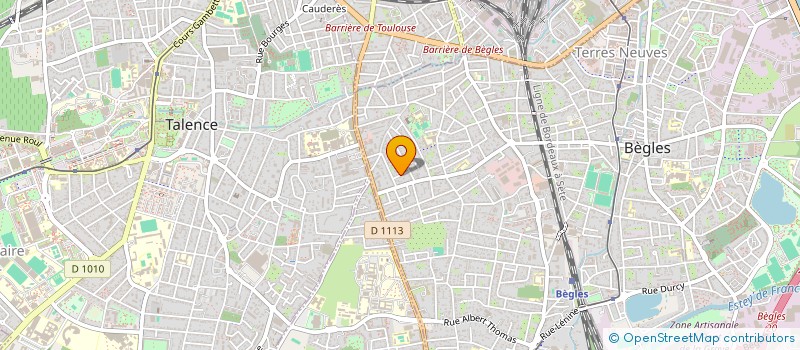 localisation de l'entreprise SLD HABITAT à BEGLES