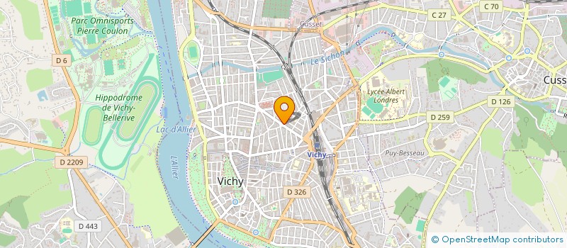localisation de l'entreprise SLD TRAVAUX à VICHY