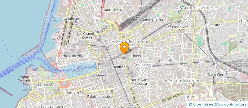 localisation de l'entreprise SLDN CANEBIERE à MARSEILLE