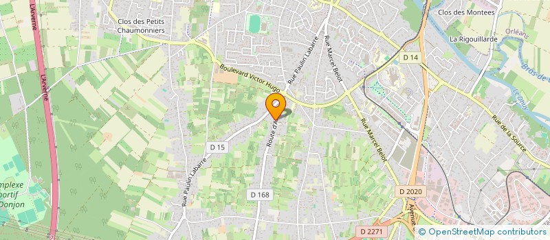 localisation de l'entreprise SLDOM à OLIVET