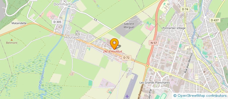 localisation de l'entreprise SLDP  HOUTAUD