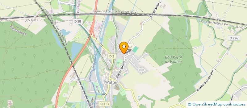 localisation de l'entreprise SLDT à WATTEN