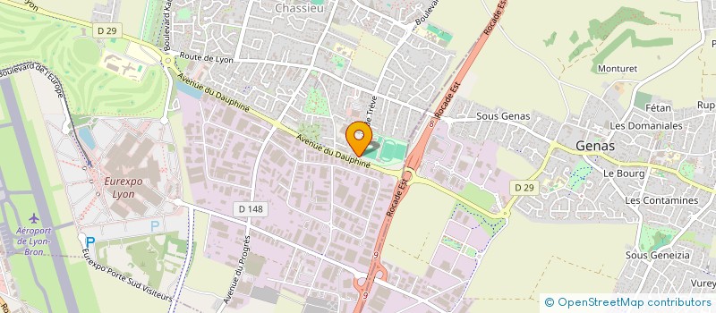 localisation de l'entreprise SLDT  CHASSIEU