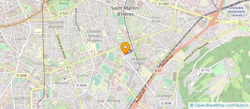 localisation de l'entreprise SLE à SAINT-MARTIN-D'HERES