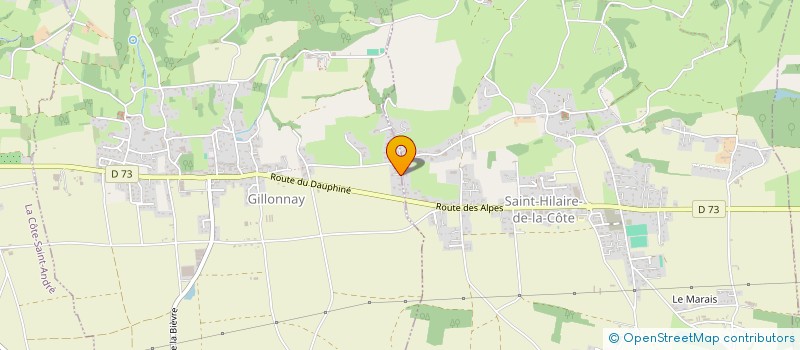 localisation de l'entreprise SLE  GILLONNAY