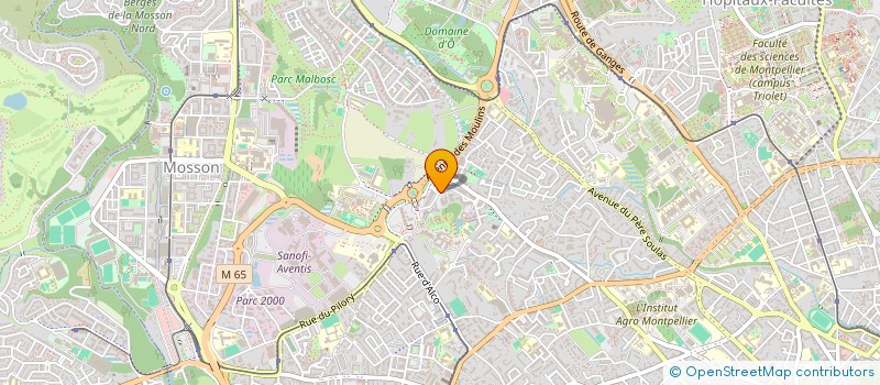 localisation de l'entreprise SLE BEZIERS HAUTS CANTONS à MONTPELLIER