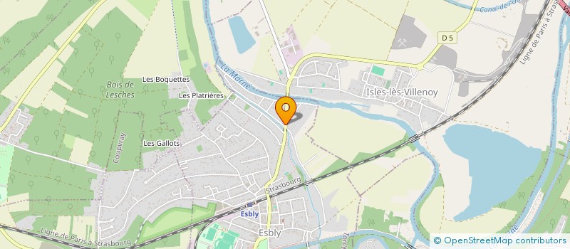 localisation de l'entreprise SLE SOLUTIONS à ESBLY