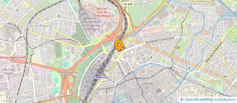 localisation de l'entreprise SLEAK à STRASBOURG