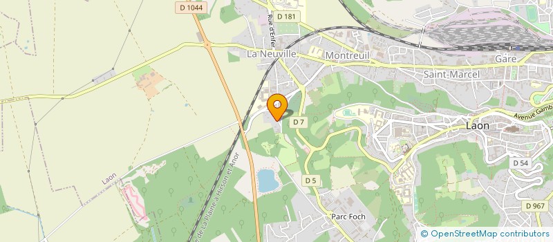 localisation de l'entreprise SLEC AUDIT à LAON