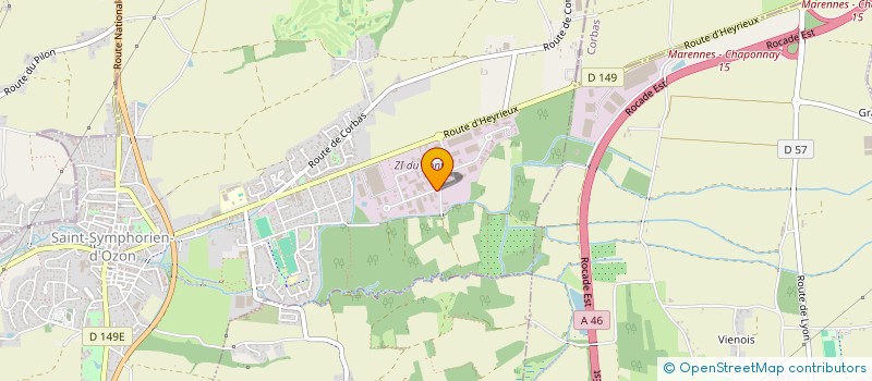 localisation de l'entreprise SLECI à SAINT-SYMPHORIEN-D'OZON