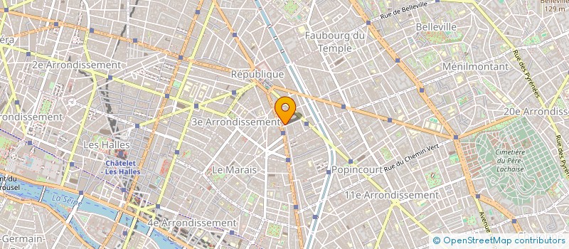 localisation de l'entreprise SLED à PARIS