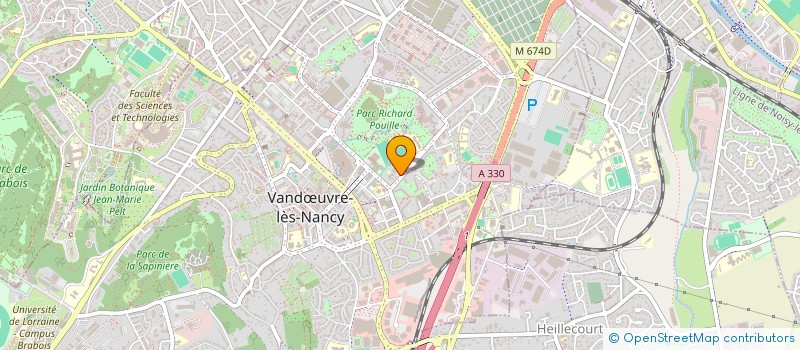 localisation de l'entreprise SLEEK à VANDŒUVRE-LES-NANCY