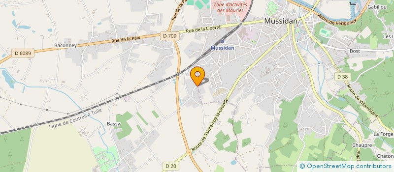 localisation de l'entreprise SLEEP2NICE  MUSSIDAN