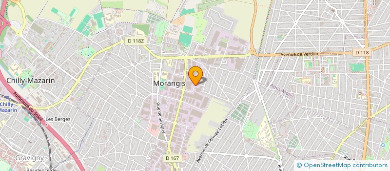localisation de l'entreprise SLEEVPAC à MORANGIS