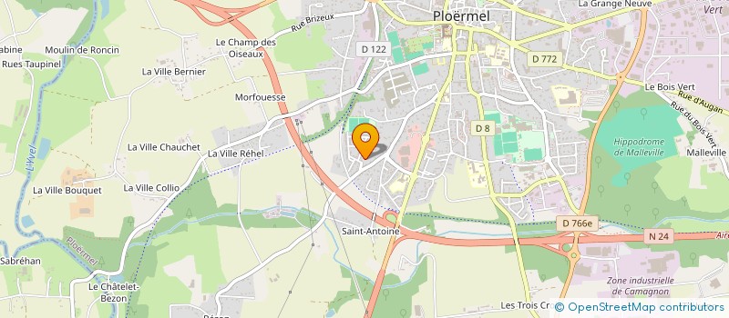 localisation de l'entreprise SLENL  PLOERMEL