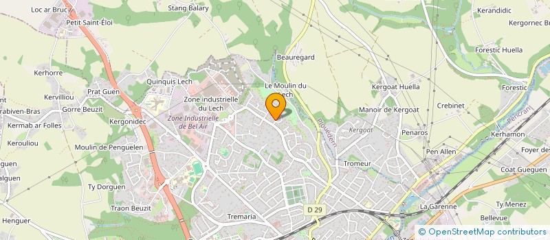 localisation de l'entreprise SLENTA  LANDERNEAU