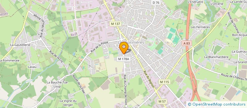 localisation de l'entreprise SLEO  LES SORINIERES