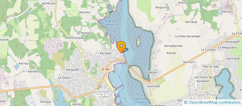 localisation de l'entreprise SLEPOUTRE  LA TRINITE-SUR-MER