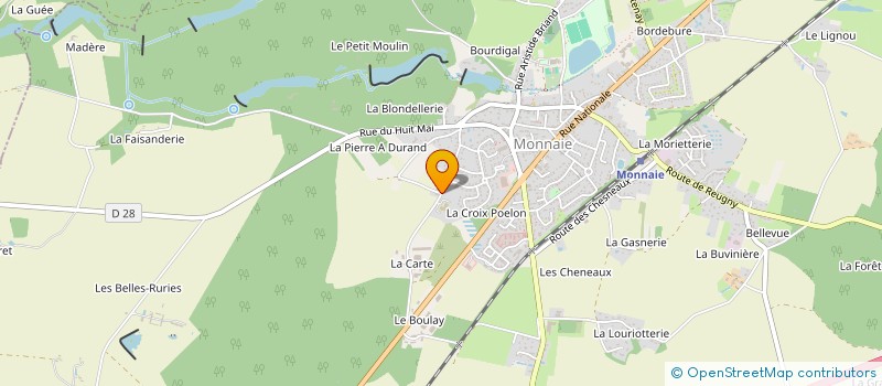 localisation de l'entreprise SLEV  MONNAIE