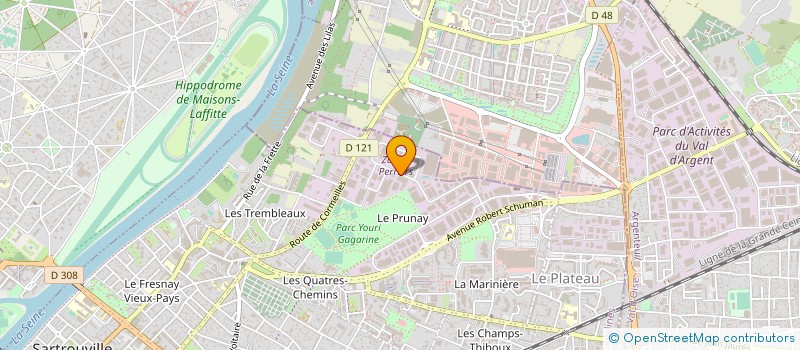 localisation de l'entreprise SLF à SARTROUVILLE