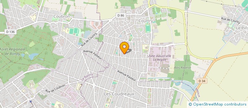 localisation de l'entreprise SLF à COURTRY