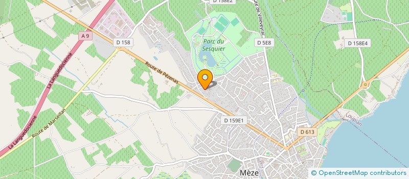 localisation de l'entreprise SLF à MEZE