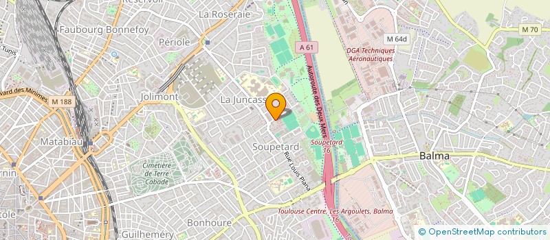 localisation de l'entreprise SLF à TOULOUSE