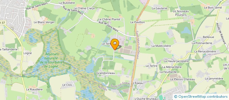 localisation de l'entreprise SLF  SUCE-SUR-ERDRE