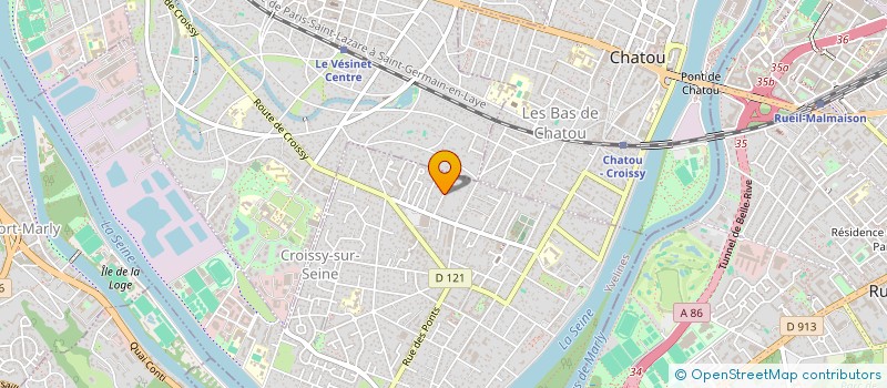 localisation de l'entreprise SLF CONSULTING à CROISSY-SUR-SEINE