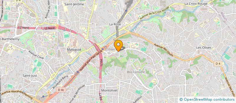 localisation de l'entreprise SLF EXPRESS à MARSEILLE