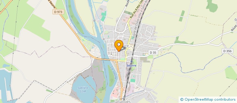 localisation de l'entreprise SLFAM  SEURRE