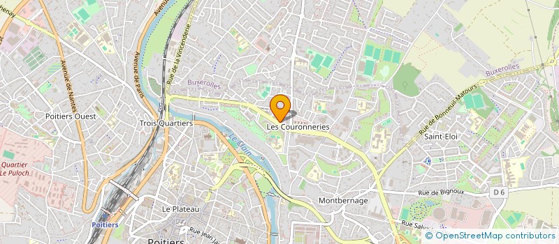 localisation de l'entreprise SLFORMA  POITIERS