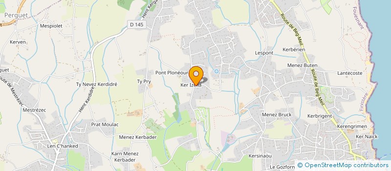 localisation de l'entreprise SLG  FOUESNANT