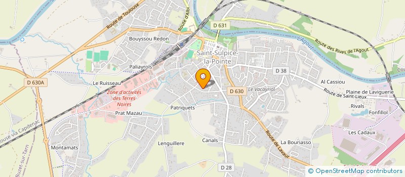 localisation de l'entreprise SLG  SAINT-SULPICE-LA-POINTE