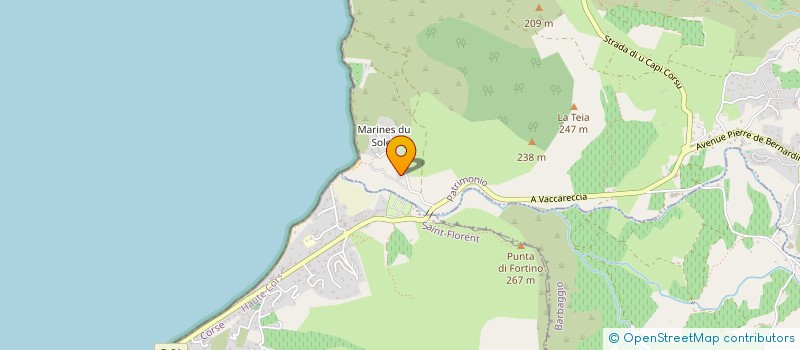localisation de l'entreprise SLG à PATRIMONIO