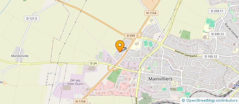 localisation de l'entreprise SLG CORP à MAINVILLIERS