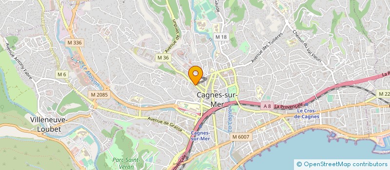 localisation de l'entreprise SLG CREATION à CAGNES-SUR-MER
