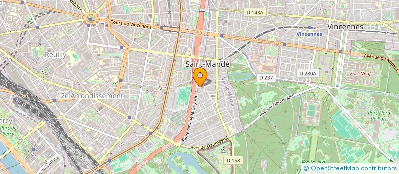 localisation de l'entreprise SLG DESIGN à SAINT-MANDE