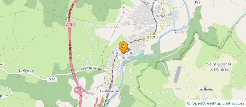 localisation de l'entreprise SLG HOLDING  BOURGS SUR COLAGNE